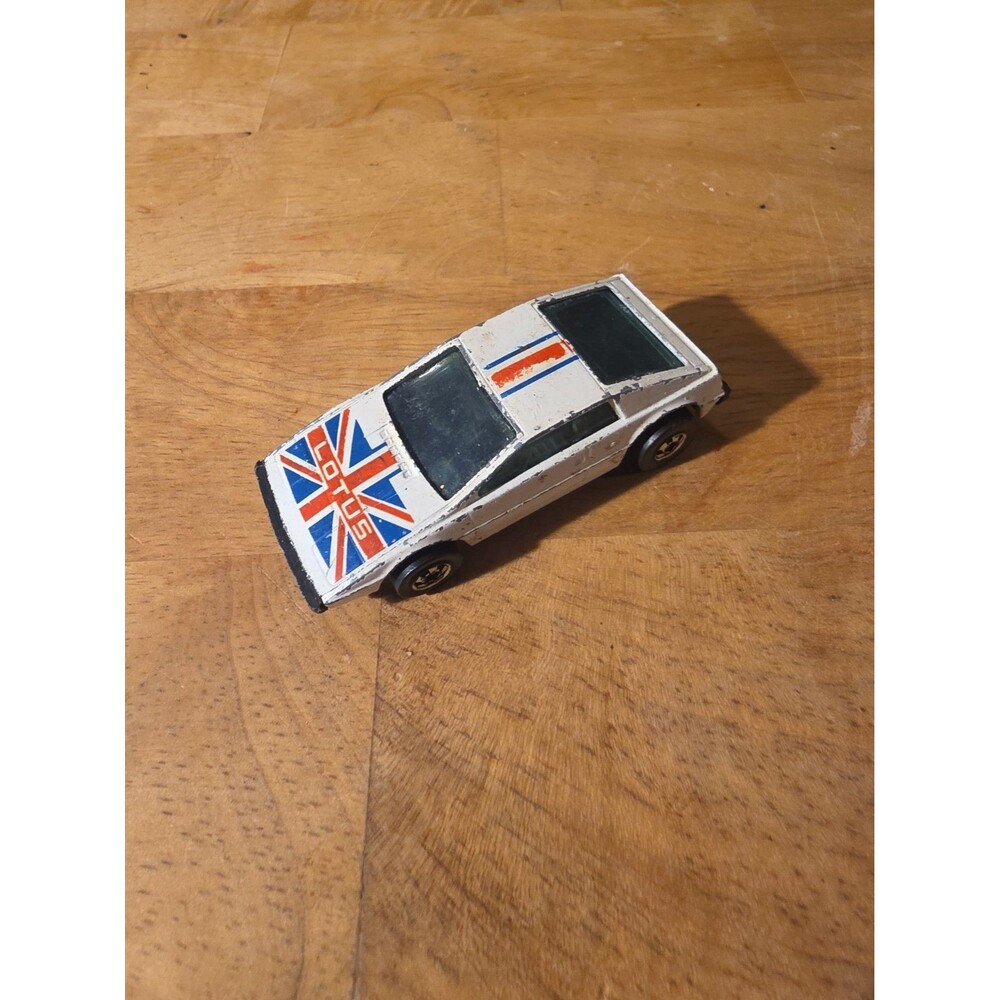 Vintage 1979 Hot Wheels British Royal Flash Lotus Esprit White Diecast Hong Kong